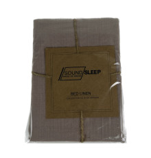 Комплект наволочок Muslin SoundSleep Сoffee кавовий 50х70 см - 2шт.