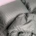 Комплект постільної білизни Fiber Grey Stripe Emily мікрофібра сірий двоспальний
