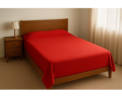 Простирадло фланелеве SoundSleep Red фланель 220х240 см червоне (2800004996747)