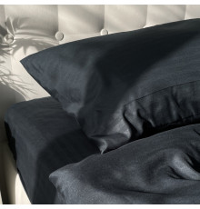 Наволочка Fiber Black Stripe Emily мікрофібра чорний 50х70 см