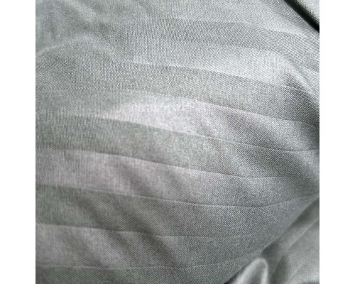 Комплект постільної білизни Fiber Grey Stripe Emily мікрофібра сірий двоспальний