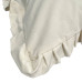 Наволочка декоративна з рюшами Stonewash Milk SoundSleep 45х45 см