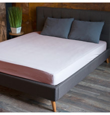 Простирадло на гумці SoundSleep Stonewash Adriatic pastel pink 160х200х30 см пастельно-рожеве (2800004760874)