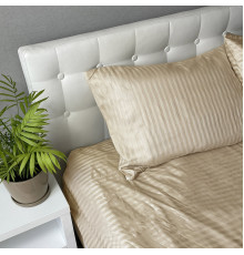Наволочка SoundSleep Stripe Sence Gold Beige сатин-страйп золотий беж 50х70 см (2800005154221)