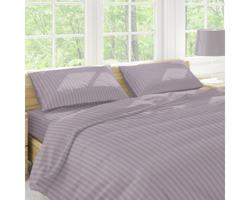 Комплект постільної білизни Stripy Seafog SoundSleep бязь євро
