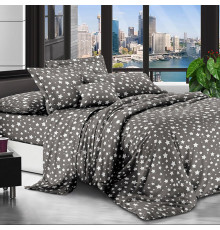 Комплект постільної білизни Stars ТМ Emily полісатин євро