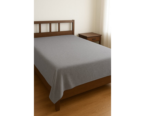 Простирадло фланелеве SoundSleep Grey фланель 220х240 см сіре (2800004996761)