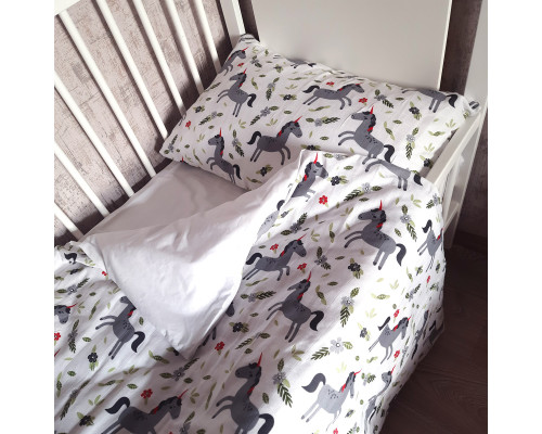 Комплект постільної білизни в ліжечко Unicorn SoundSleep Муслін
