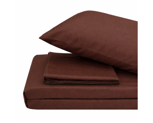 Комплект постільної білизни SoundSleep Lelitt Chocolate сатин Туреччина сімейний 160х220 см шоколад 140г (2800005059403)