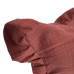 Наволочка декоративна з рюшами Muslin Burgundy SoundSleep бургунді 45х45 см