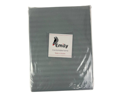 Комплект постільної білизни Fiber Grey Stripe Emily мікрофібра сірий двоспальний