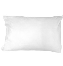 Наволочка фланелева Delicacy SoundSleep біла 40х60 см