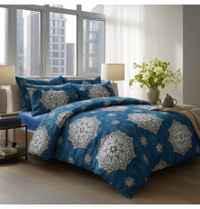 Наволочка SoundSleep Tillaberi сатин 50х70 см синя (2800005066531)