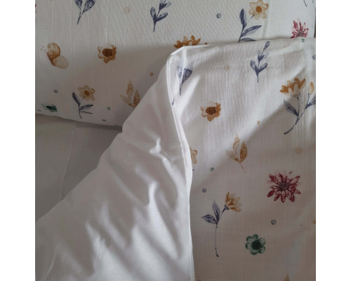 Підлітковий комплект постільної білизни Flowers SoundSleep муслін