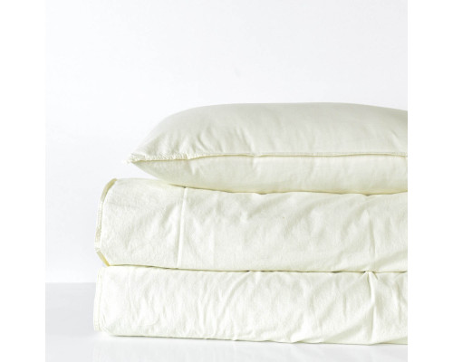 Комплект наволочок SoundSleep Stonewash Adriatic milky 50х70 см 2 шт молочний (94272277)