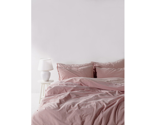 Комплект постільної білизни SoundSleep Stonewash Adriatic євро milky pastel pink рожевий