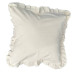 Наволочка декоративна з рюшами Stonewash Milk SoundSleep 45х45 см