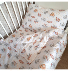 Комплект постільної білизни дитячий Sleepig animals SoundSleep фланель