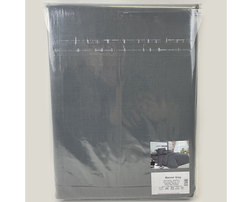 Комплект постільної білизни Manner Grey SoundSleep бязь євро