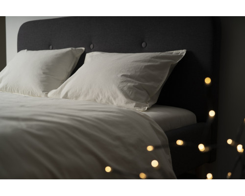 Комплект постільної білизни SoundSleep Stonewash Adriatic сімейний milky молочний