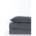 Комплект постільної білизни SoundSleep Stonewash Adriatic полуторний dark gray сірий