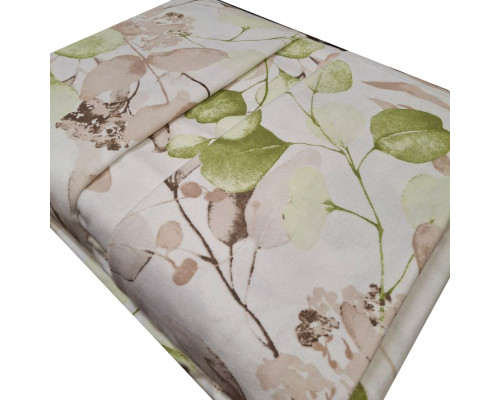 Підковдра SoundSleep Floral 200х220 см фланель біло-бежева (2800004996778)
