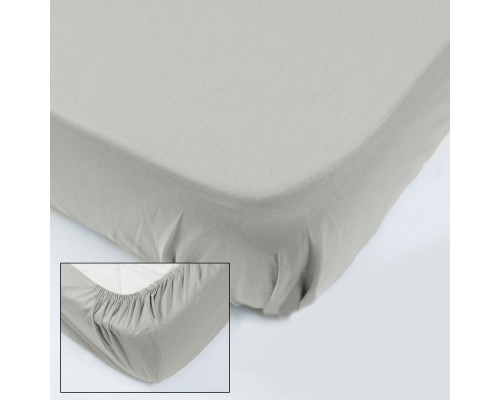 Простиня на резинці SoundSleep 180х200 см PR80R-Ran-147Gray