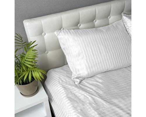 Наволочка SoundSleep Stripe Sence сатин-страйп білий 40х60 см (2800005053630)