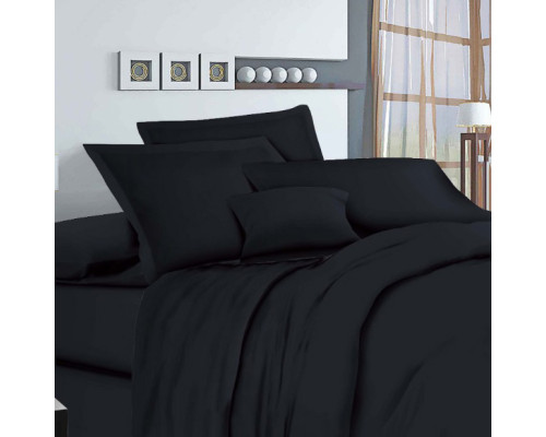 Простирадло на гумці Manner Dark Grey SoundSleep бязь 90х200 см