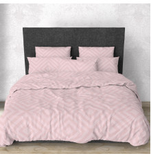 Наволочка SoundSleep Rhomb Light Pink бязь 50х70 см рожева (2800004674447)