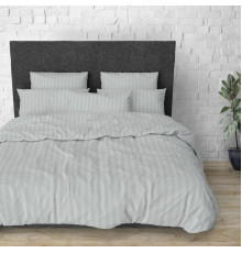 Комплект постільної білизни SoundSleep Stripy Grey бязь євро 200х220 см (93949118)