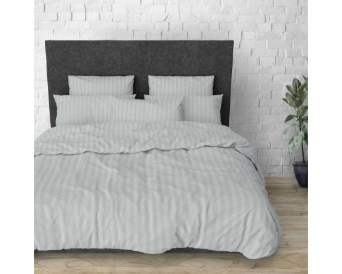 Простирадло на гумці Stripy Grey SoundSleep бязь 160х200 см