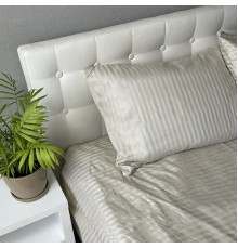 Наволочка Stripe Sence Beige SoundSleep сатин-страйп біжева 40х60 см (2800005032536)