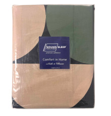 Комплект постільної білизни SoundSleep Sonia бязь Євро 200х220 см зелений (2800004762045)