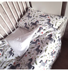 Комплект наволочок SoundSleep Unicorn муслін 40х60 см білий (2800004807197)