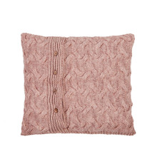 В'язана наволочка SoundSleep Varanasi кава з молоком 45х45 см