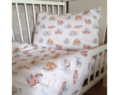 Наволочка SoundSleep Sleeping animals фланель 40х60 см (2800005138276)
