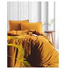 Комплект постільної білизни SoundSleep Stonewash Adriatic Гірчиця євро