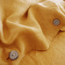 Комплект постільної білизни SoundSleep Muse mustard Stonewash льон Євро King 230х220 см гірчичний (93254434)