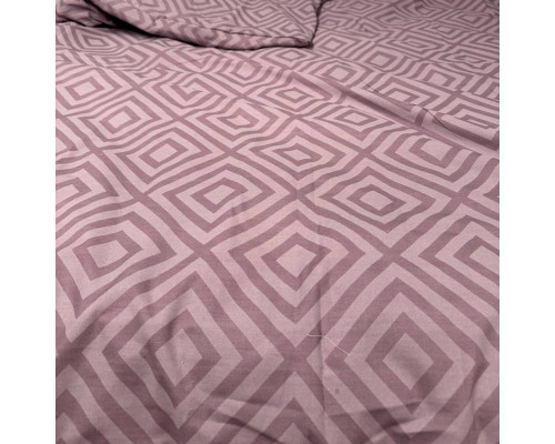 Простирадло на гумці SoundSleep Rhomb Brown бязь 160х200х20 см коричневе (2800004674669)