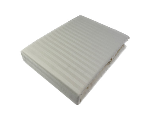 Комплект постільної білизни SoundSleep Stripe Beige сатин-страйп бежевий сімейний