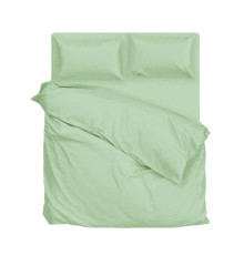 Простирадло на гумці SoundSleep Light Green ранфорс 140х200 см салатовий (2800004761079)