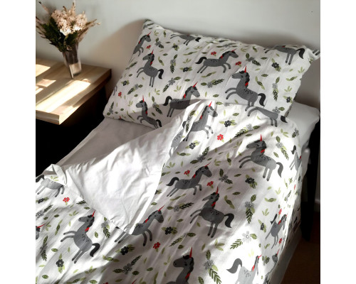 Підлітковий комплект постільної білизни Unicorn SoundSleep муслін