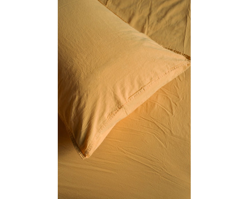 Комплект постільної білизни SoundSleep Stonewash Adriatic Гірчиця сімейний