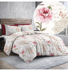 Комплект постільної білизни SoundSleep Peony Whisper бязь-голд двоспальний 140х215 см (2800005072297)