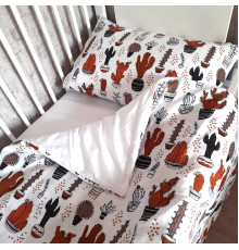 Комплект постільної білизни в ліжечко Cactus SoundSleep Муслін