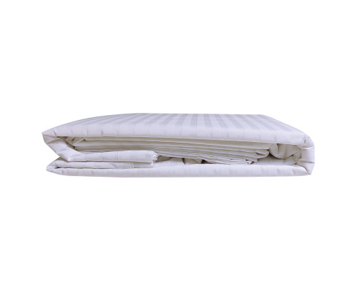 Комплект постільної білизни SoundSleep Stripy White бязь двоспальний 175х215 см (2800005045185)