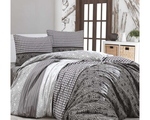 Наволочка SoundSleep Sovene ранфорс 50х70 см сірий (2800004728898)