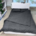 Простирадло на гумці SoundSleep Rhomb Black бязь 160х200х20 см чорне (2800004674683)