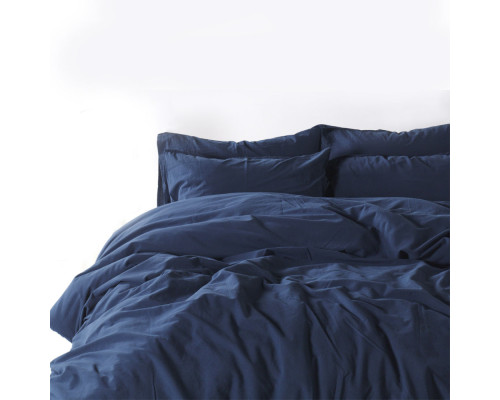Підковдра SoundSleep Stonewash Adriatic dark blue синій 160х220 см